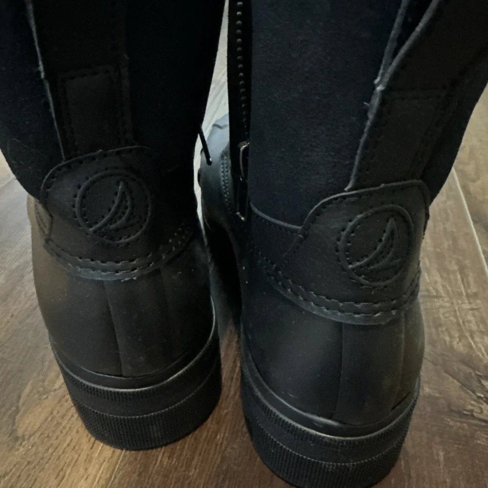 Sperry Syren Ascend Women’s Duck‎ Boot Black Size 8 STS88779 Waterproof